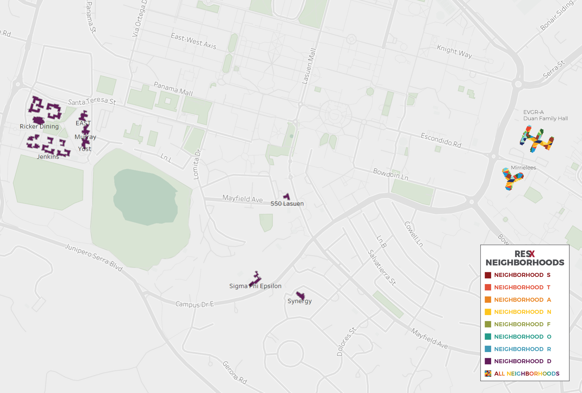 Stanford Neighborhoods Stanford R&DE