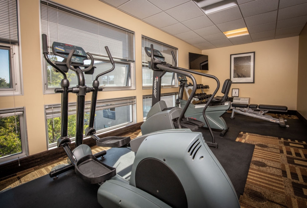 Stanford Guest House exercise room Stanford Guest House exercise room