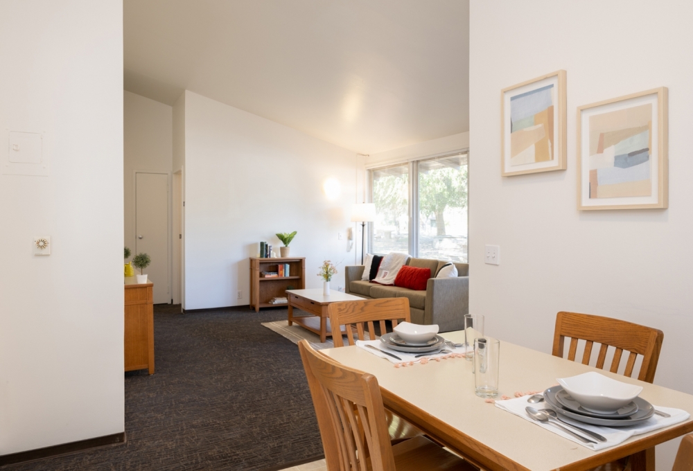 Escondido Low-Rises, 3-Bedroom, Dining and Living Room Escondido Low-Rises, 3-Bedroom, Dining and Living Room