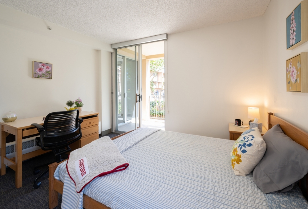 Escondido Village High-Rises, One-Bedroom, Bedroom and Study Area Escondido Village High-Rises, One-Bedroom, Bedroom and Study Area