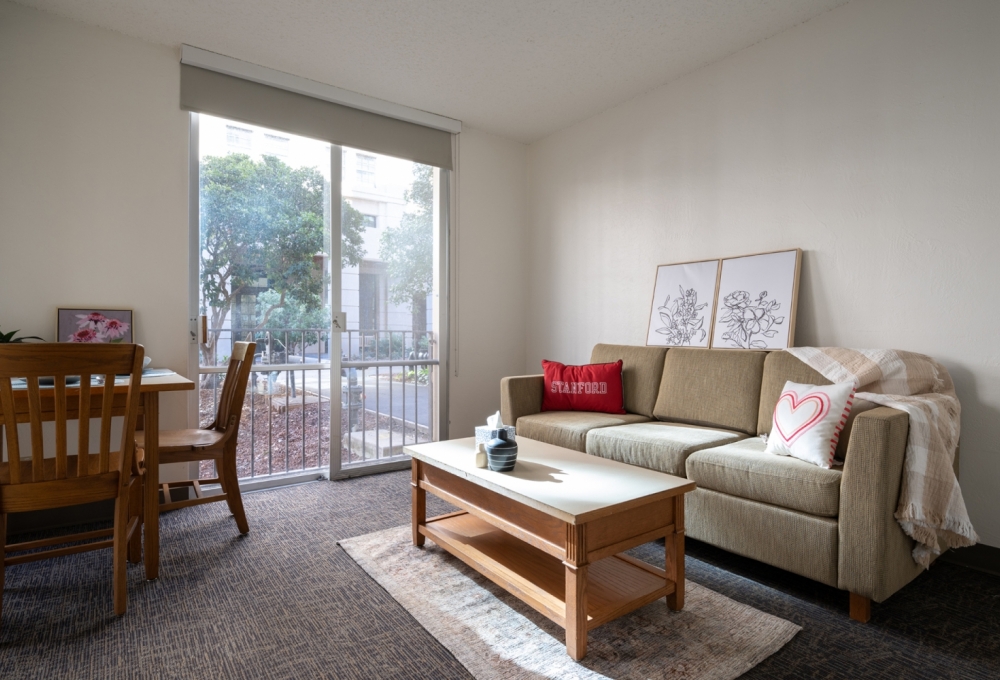 Escondido Village High-Rises, One-Bedroom, Living and Dining Room Escondido Village High-Rises, One-Bedroom, Living and Dining Room
