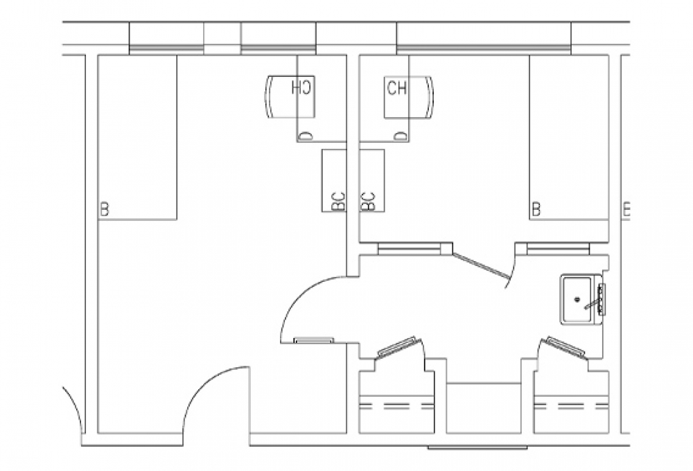 2-room double 2-room double