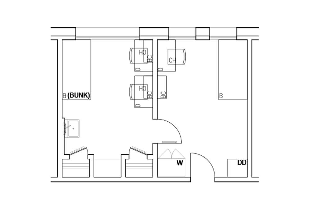 A - 2-room triple A - 2-room triple