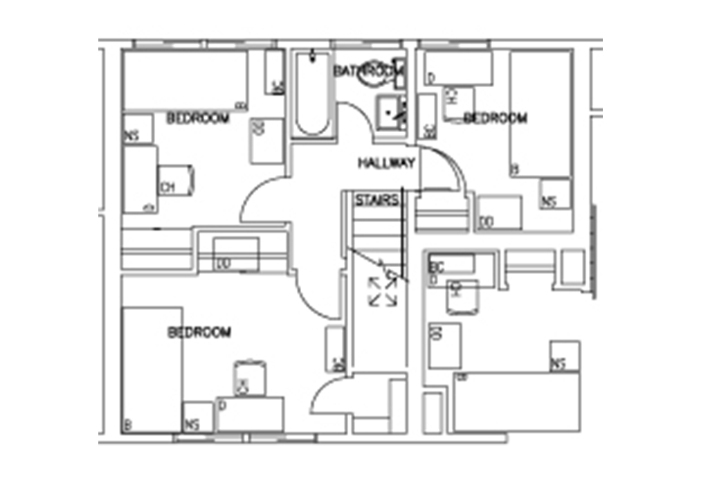 Escondido South - 3-Bedroom - First Floor Floor Plan Escondido South - 3-Bedroom - First Floor Floor Plan