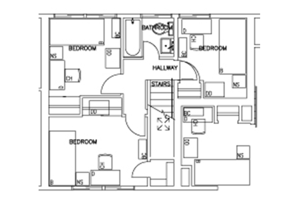 Escondido Lowrise - Two Story - 3-Bedroom - First Floor Floor Plan Escondido Lowrise - Two Story - 3-Bedroom - First Floor Floor Plan