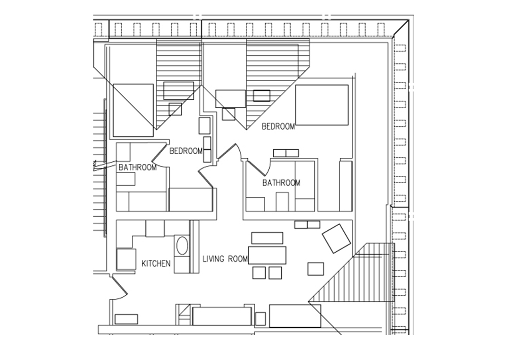 Munger 2-Bedroom Floor Plan