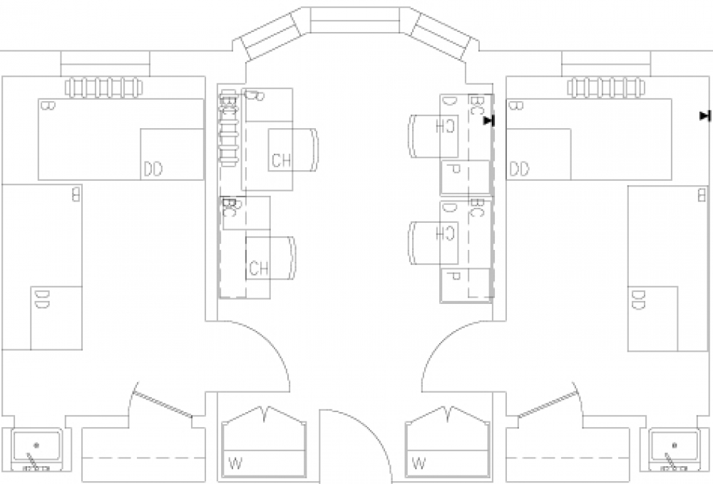 3-room double - Top View 3-room double - Top View