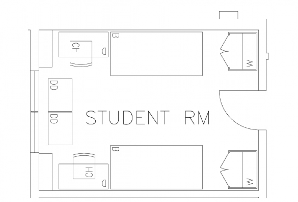Double Room - Top View Double Room - Top View
