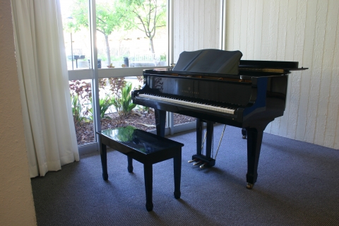 Escondido Village Studios Common Area Piano Escondido Village Studios Common Area Piano