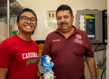Student with Custodian Student with Custodian