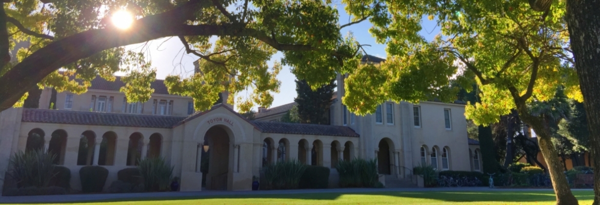 Historic Toyon Hall Photo credit: Tamer Shabani, Stanford University. Photo of Toyon Hall